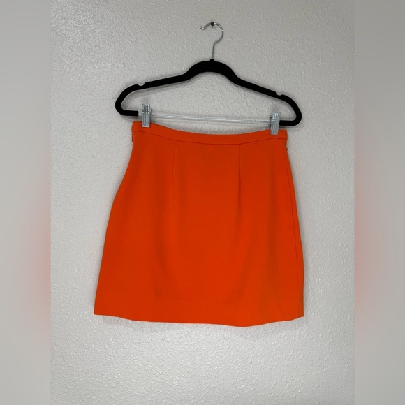 Victoria Beckham Orange  Skirt Sz XS- S - Picture 5 of 8